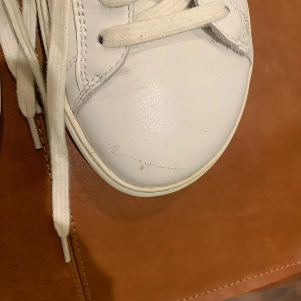 Birkenstock White Leather Lace-Up Sneakers — Classic Low-Top - Picture 6 of 6